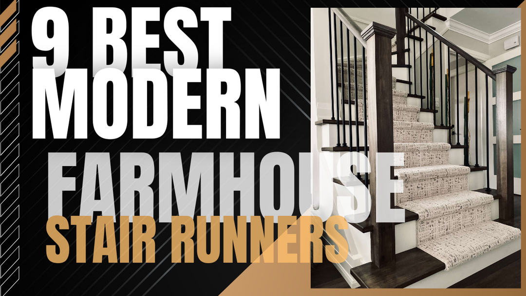 9 best modern farmhouse stair runners