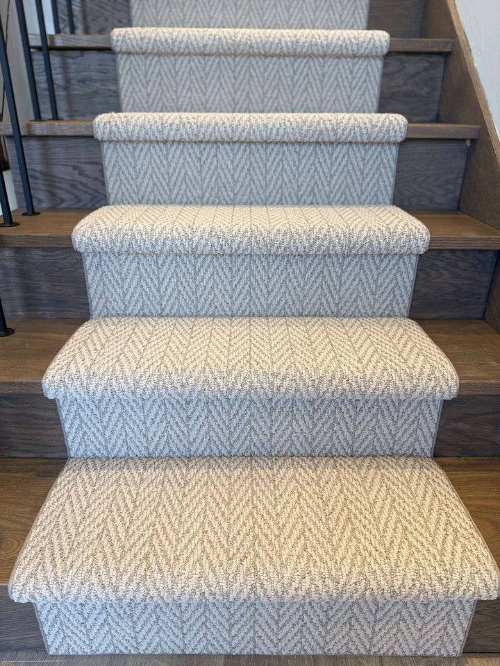 Anderson Tuftex Muslin Herringbone Stair Runners