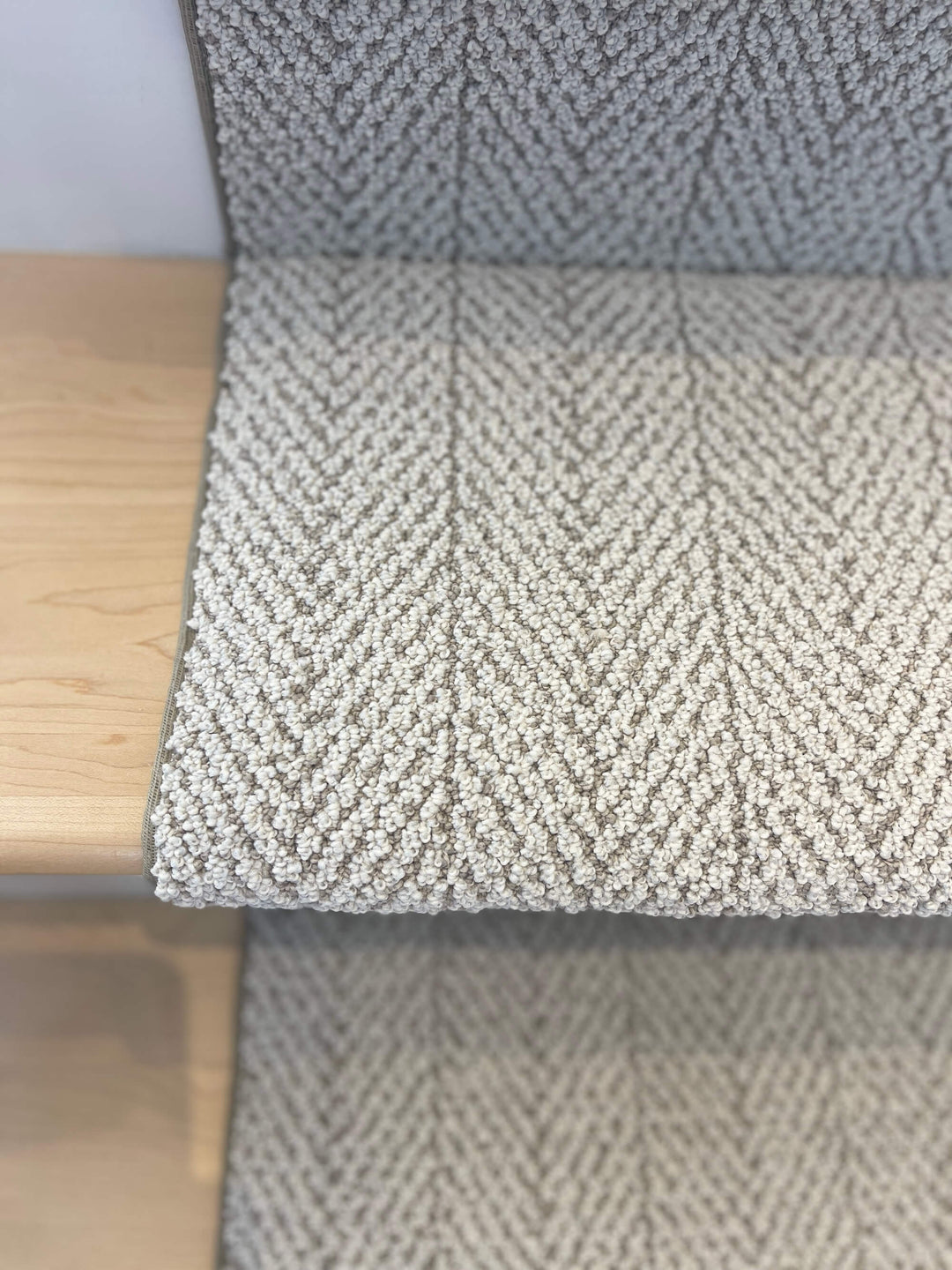 Amalfi Paradise Herringbone Stair Runner - Direct Carpet
