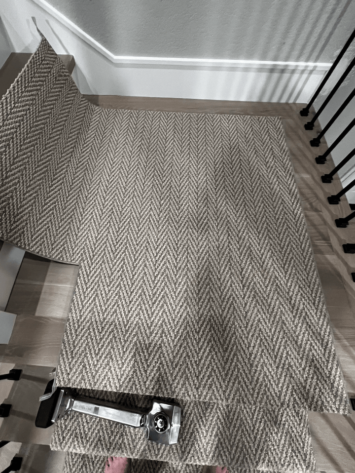 Anderson Tuftex Herringbone Stair Runner Silverado - Direct Carpet