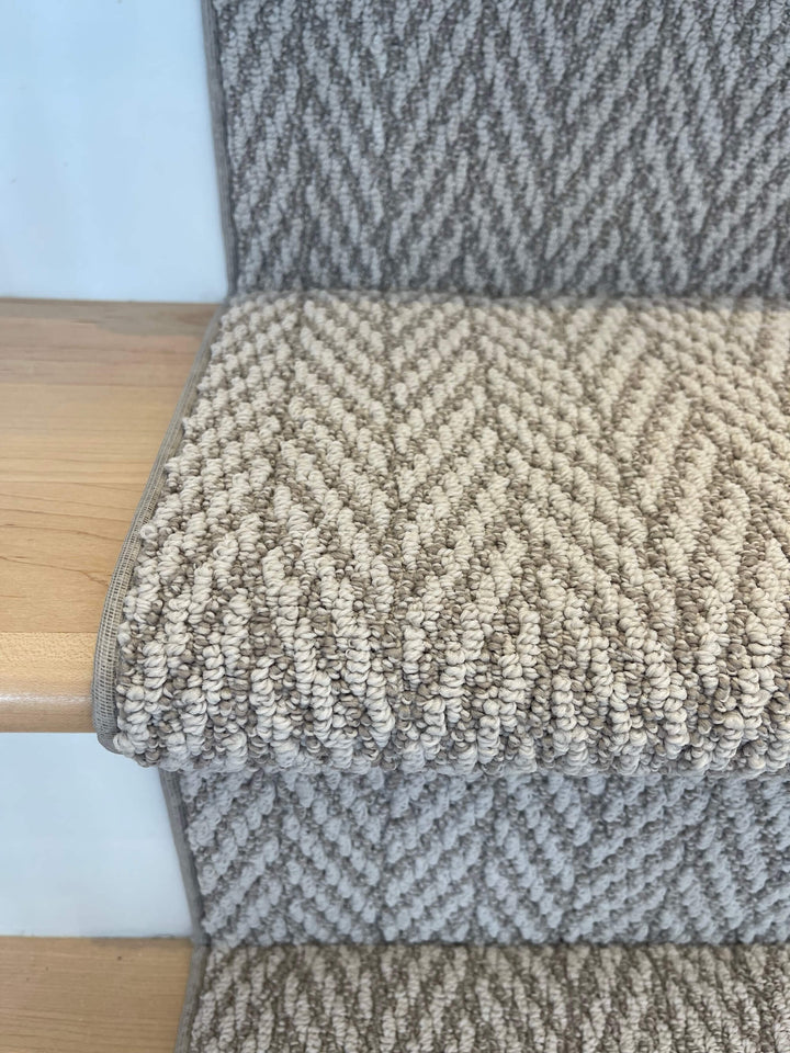 Anderson Tuftex Fossil Herringbone Staircase Runner
