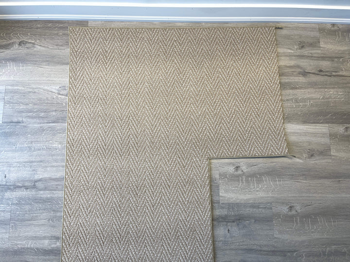 right turning stair runner landing